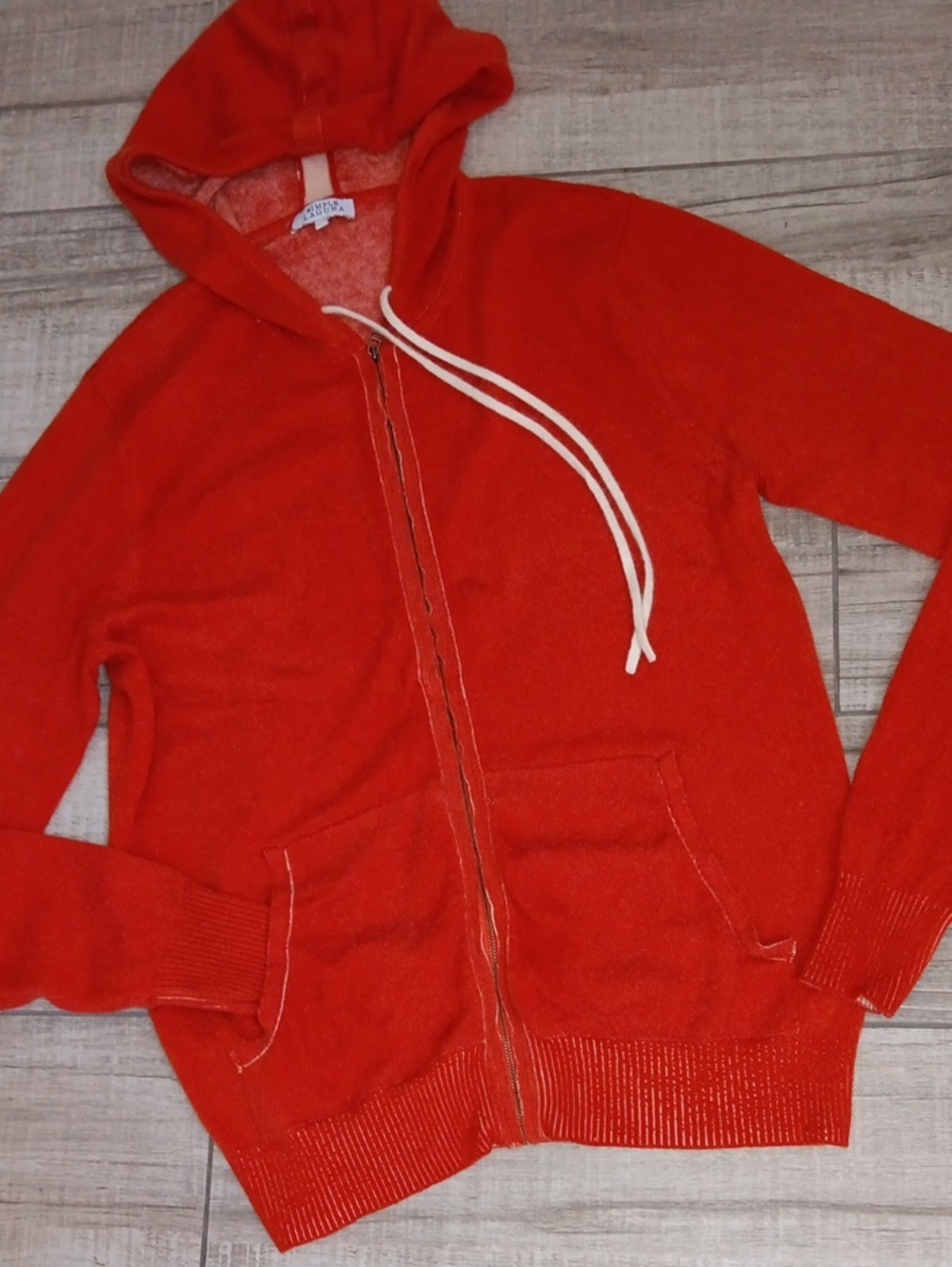 SIMPLE LAGUNA..CASHMERE ZIP HOODIE